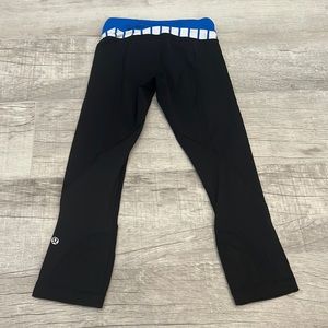 Lululemon Athletica Inspire Crop II Pants Full On Luxtreme Womens‎ Size 2 Black